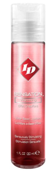 ID Lubricants sensation warming lubricant vers. Sizes