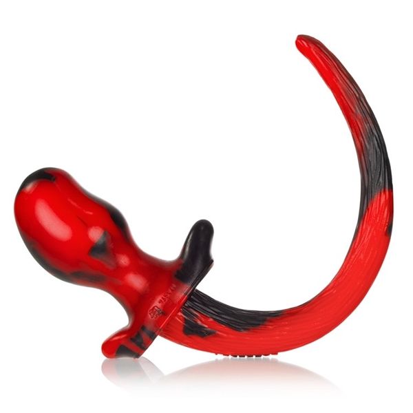 Oxballs PUG Puppy Tail schwarz rot S