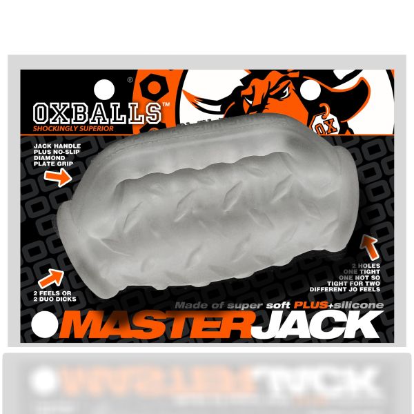 Oxballs MASTERJACK-Stroker Clear Ice