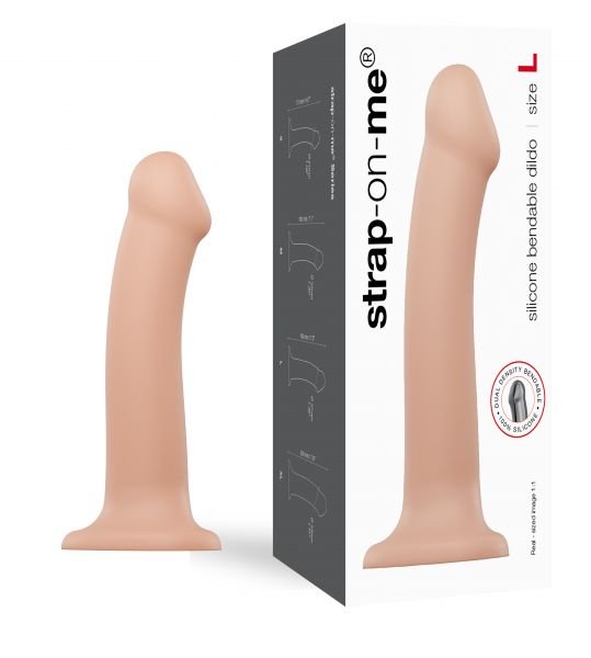 Strap-on-me Bendable Dildo flesh L