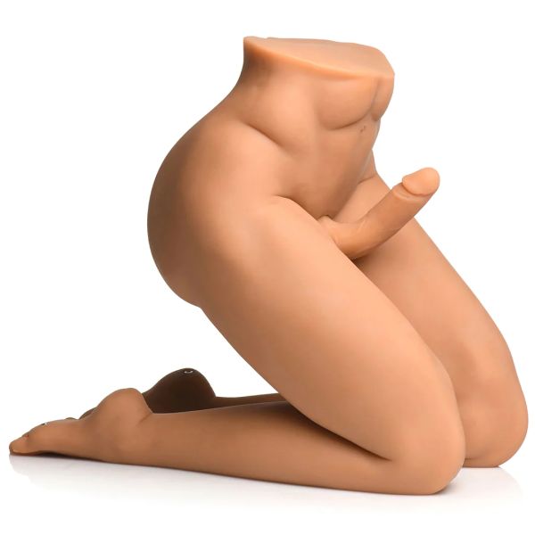 Curve Toys Jock, Male Sex Doll With Thrusting Dildo