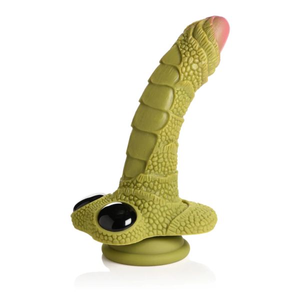 XR Brands Swamp Monster Scaly Silicone Dildo