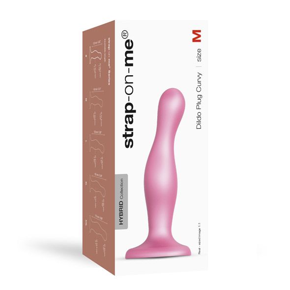 strap-on-me Dildo Plug Curvy in 3 Größen