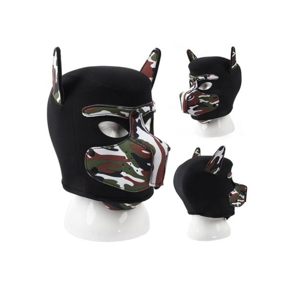 Kinky Puppy Neopren Dog on Maske camouflage