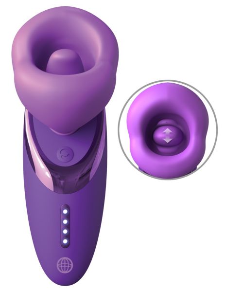 fantasy For Her Suction cup with vibrating leak tongue