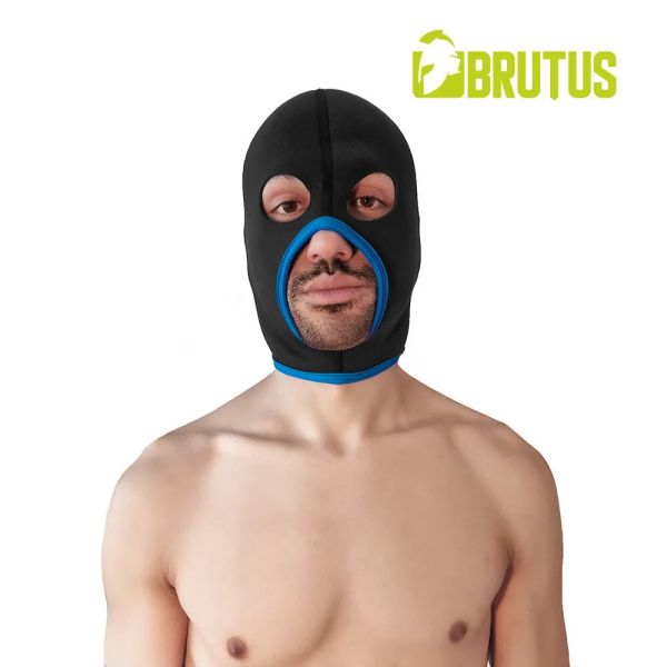 Brutus Neoprene Face Fucker Hood Black/Blue