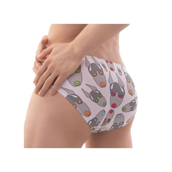 BARCODE Berlin Badehose Fetisch-Dog weiß