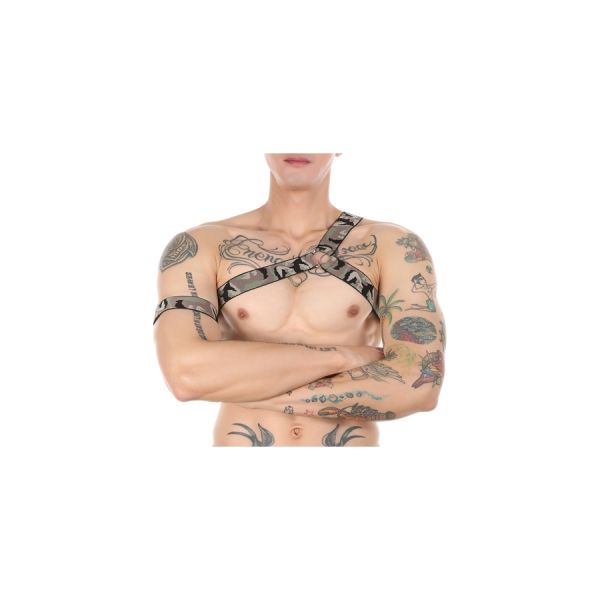 KinkHarness Harness + Bizepsband Camouflage