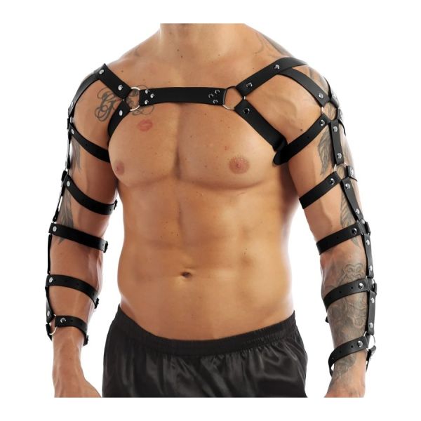 KinkHarness Arm- und Schulterharness schwarz