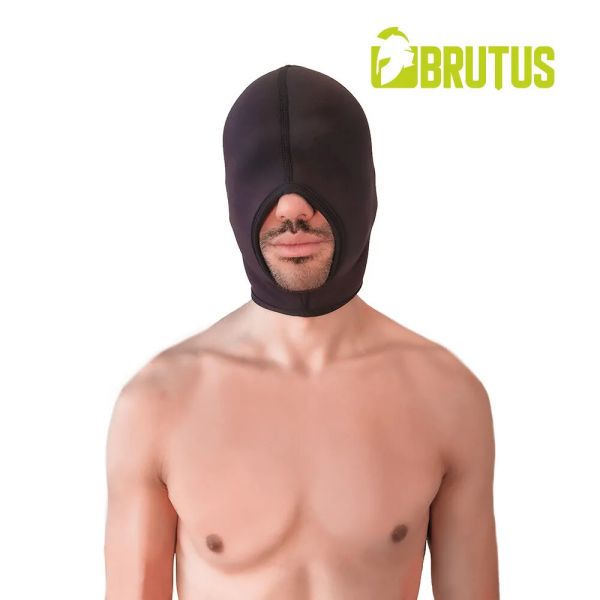 Brutus Blind Neopren Face Fucker Haube Schwarz / Schwarz