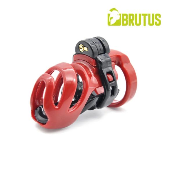 Brutus Keuschheitskäfig Cyborg Rot